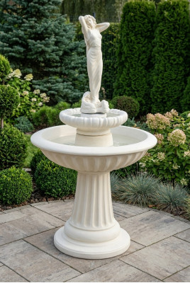 Zierbrunnen Fontana Decorativa Scultura Fontana Giardino Fontana Stagno Nuovo Deco 172cm