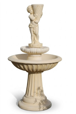 Zierbrunnen Fontana da giardino 172 cm Scultura Fontana Decorazione Giardino Fontana Stagno Nuova