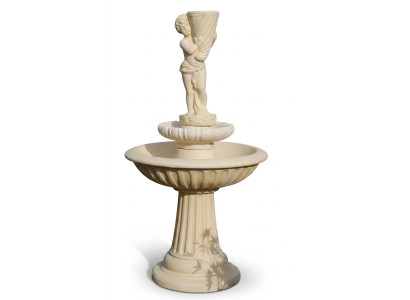 Zierbrunnen Fontana da giardino 172 cm Scultura Fontana Decorazione Giardino Fontana Stagno Nuova