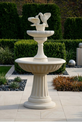 Fontana decorativa Zierbrunnen Springbrunnen Scultura 171 cm Fontana Decorazione Giardino Fontana Stagno Nuovo