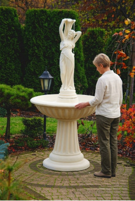 Fontana da giardino, stagno, fontana in pietra da giardino, fontana da giardino, fontana 182 cm.