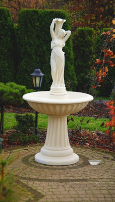 Fontana da giardino, stagno, fontana in pietra da giardino, fontana da giardino, fontana 182 cm.