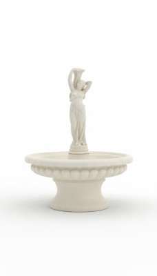 Zierbrunnen Fontana Figurina 164cm Fontana Decorazione Giardino Fontana Stagno
