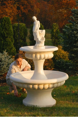 Fontana decorativa 163 cm scultura fontana giardino fontana stagno nuovo.