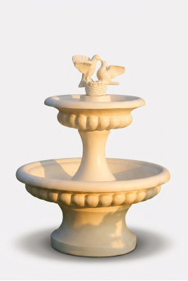 Zierbrunnen Fontana Scultura 138cm Fontana Decorazione Giardino Fontana Stagno Nuovo