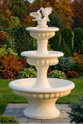 Fontana decorativa fontana scultura fontana decorazione 186cm giardino fontana laghetto nuovo