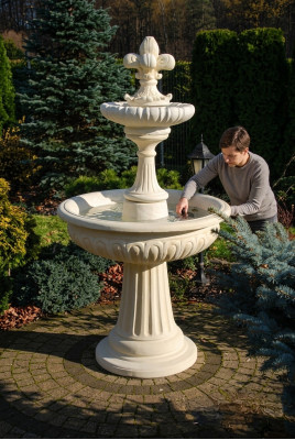 Fontana Giardino Laghetto Fontana 173cm Fontana in Pietra Fontana da Giardino Fontana Nuova