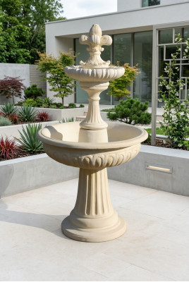 Fontana Giardino Laghetto Fontana 173cm Fontana in Pietra Fontana da Giardino Fontana Nuova
