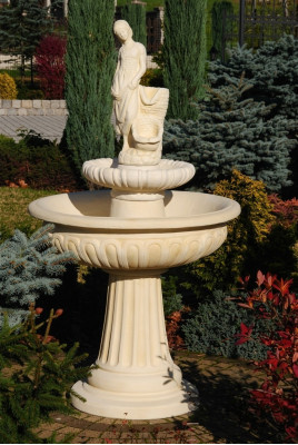 Fontana Giardino Stagno Fontana 164cm Fontana in Pietra Giardino Fontana Nuova