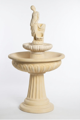 Fontana Giardino Stagno Fontana 164cm Fontana in Pietra Giardino Fontana Nuova