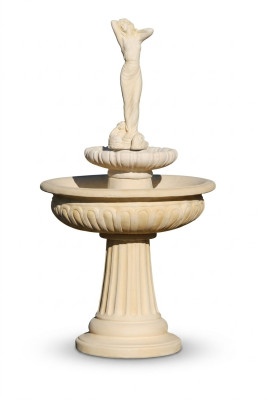 Zierbrunnen Fontana decorativa 174 cm Scultura Fontana Decorativa Giardino Fontana Stagno Nuovo