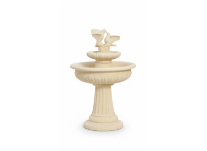 Fontana a rana con fontana a molla in pietra da giardino Fontana 127 cm