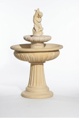 Fontana a molla Fontana delle rane Fontana Fontana in pietra Fontana 154cm Fontana da giardino
