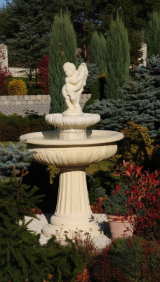 Fontana a rana per fontana da giardino Fontaine 154cm Fontana in pietra