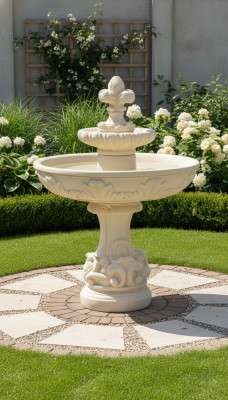 Fontana della Primavera Fontana delle Rane Fontana in Pietra Fontana da Giardino Fontana Fontaine 150cm