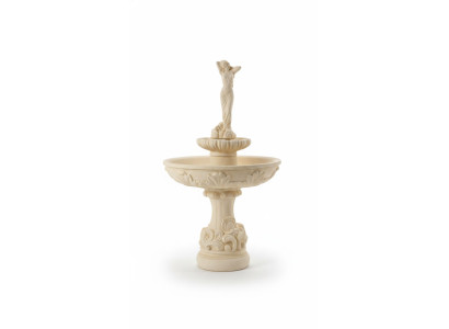Fontana a cascata Fontana delle rane Fontana 165cm Fontana di pietra Fontana da giardino Fontana