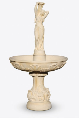 Zierbrunnen Fontana decorativa 180 cm Scultura Fontana Decorazione Giardino Fontana Stagno Nuovo