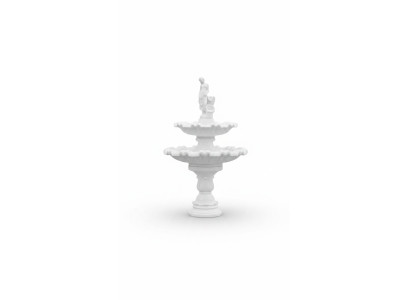 Fontana decorativa con figura, decorazione del giardino, fontana stagno 197 cm.