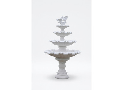 Fontana del giardino Stagno Fontana 213cm Fontana in pietra Fontana da giardino Fontana Nuova
