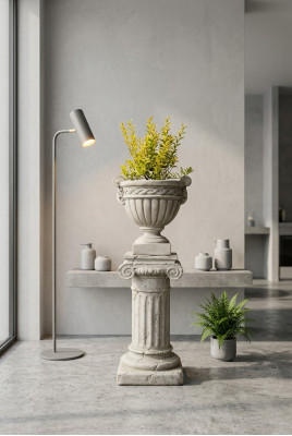 Colonna colonne per decorazione scultura figura statue statua terrazza design giardino