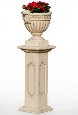 Colonna, figura, scultura, statue, colonne, design del giardino, decorazione per terrazza.