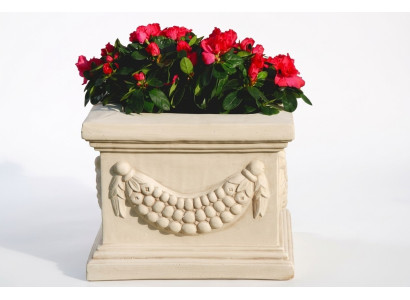 Cestino dei fiori, fioriera, contenitore per fiori, decorazione, statua, figure, giardino