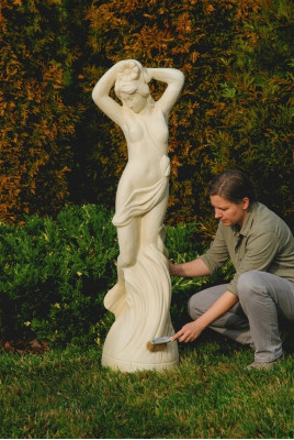 Rappresentazione romana Scultura Statua Decorazione Giardino Figure Statue Sculture in Pietra 84cm