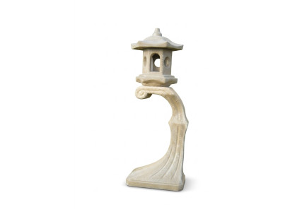 Lampada Luce Esterna Giardino Terrazze Scultura in Pietra Figura Luminosa Illuminazione Nuova