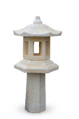Lampada da giardino scultura illuminazione figura terrazze luce pietra nuovo