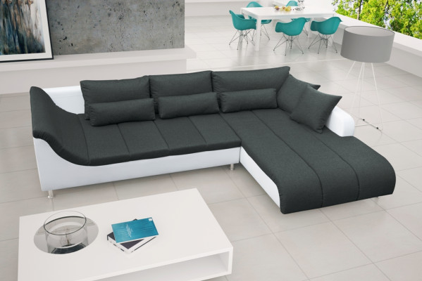 Divano letto ad angolo con funzione letto divano angolo nuovo set di rivestimenti