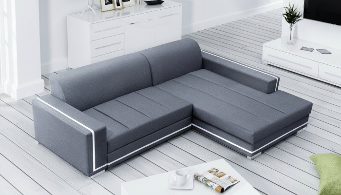 Divano d'angolo con funzione letto funzione box divano divano divano divano letto.