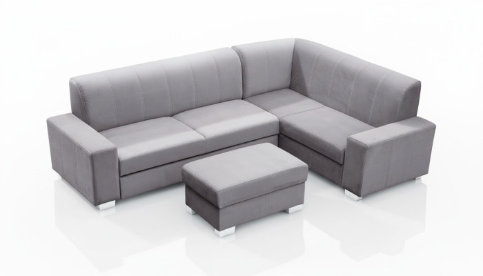 Divano letto a angolo con funzione letto, angolo imbottito nuovo con funzione letto.
