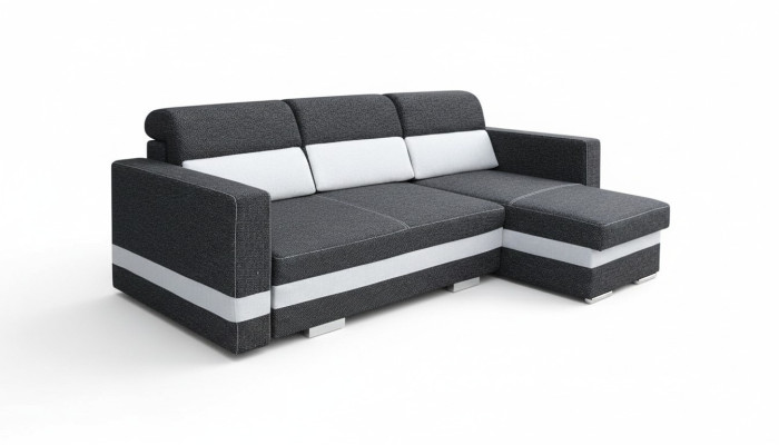 Divano letto angolare Divano Divano Imbottito Angolo Funzione Letto Nuovo Funzione Letto Set