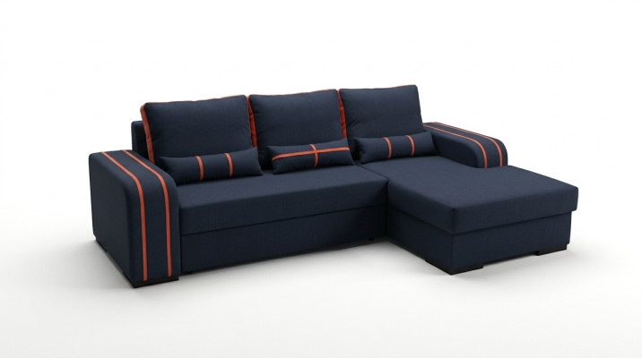 Divano letto angolare divano divani divano con letto e rivestimento - Set moderno con funzione letto
