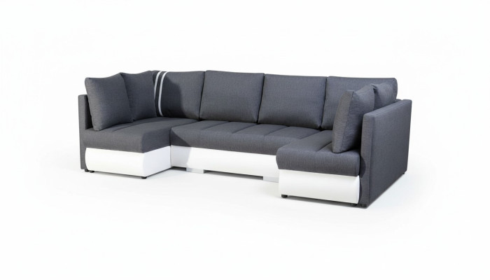 XXL divano angolare soggiorno poltrona angolare designer forma a U nuovo.
