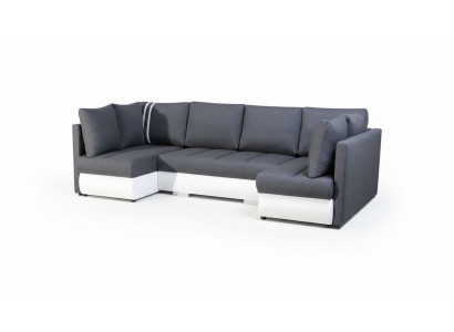 XXL divano angolare soggiorno poltrona angolare designer forma a U nuovo.