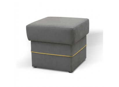 Poggiapiedi Rotondo Pouf Pouf Pouf Pouf in Tessuto Seduta