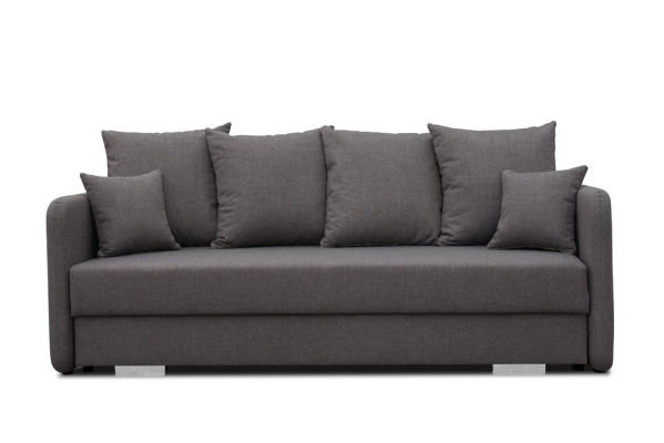 Divano letto in tessuto 3 posti Divano Tessile Imbottitura Nuovo Set Funzione Letto
