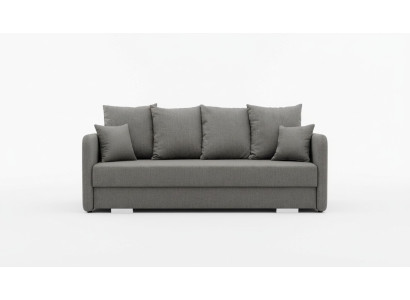 Divano letto in tessuto 3 posti Divano Tessile Imbottitura Nuovo Set Funzione Letto
