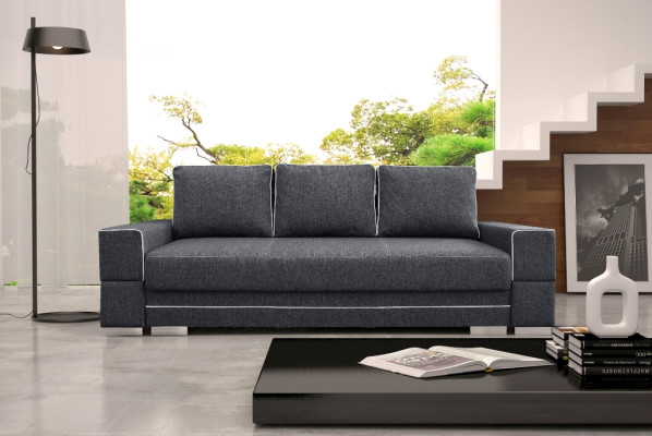 Divano a 4 posti Couch divani imbottiti divani sedute grandi XXL posti tessuto stoffa
