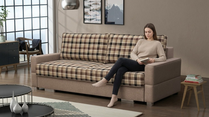 Divano letto a 3 posti con funzione letto grande, divano letto, divani, divani, imbottiti XXL.