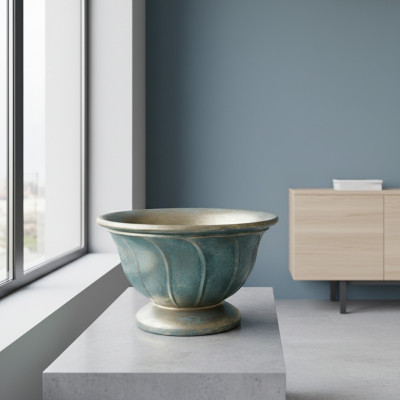 Stile antico Vaso floreale Vaso vintage Vasi Decorazione Scodelle Calice Turchese Verde  Antico stile Vaso floreale Vaso d'epoca Vasi Decorazione Scodelle Calice Turchese Verde