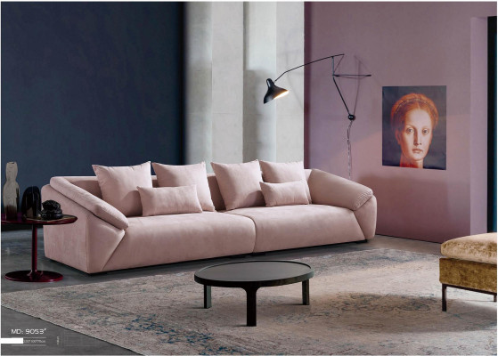 Divano XXL Couch Wohnlandschaft Divani Couch Poltrone 4 Posti XXL 330 cm