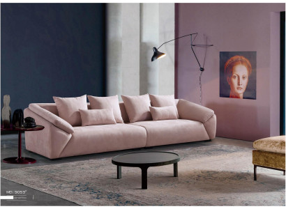 Divano XXL Couch Wohnlandschaft Divani Couch Poltrone 4 Posti XXL 330 cm
