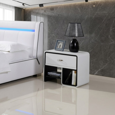 Tavolo da console design notturna, comodino, tavoli, consolle, armadio, camera da letto.