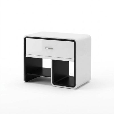 Tavolo da console design notturna, comodino, tavoli, consolle, armadio, camera da letto.
