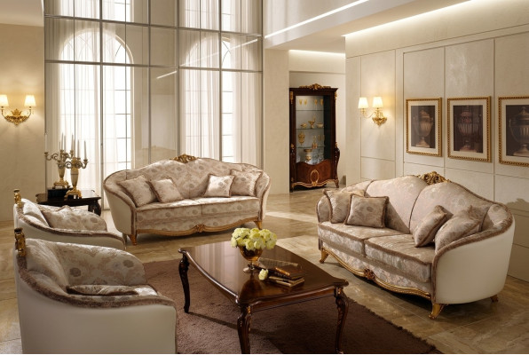 Classe di lusso 2+1+1 Set di divani italiani arredoclassic