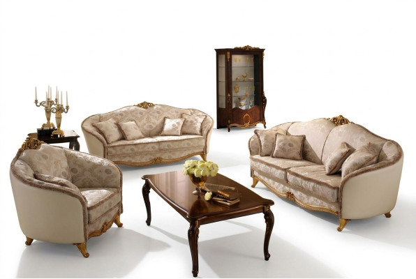 Classe di lusso 2+1+1 Set di divani italiani arredoclassic