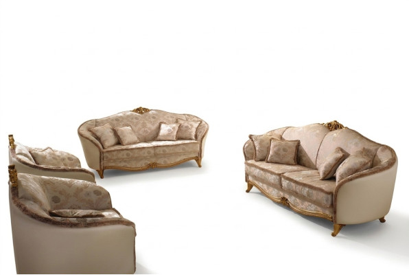 Classe di lusso 3+2+1 Set di divani italiani Nuovo divano