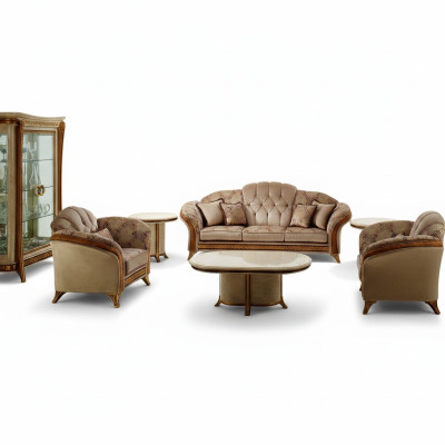 Classe di lusso 2 + 1 + 1 Set di divani in stile italiano Nuovo divano arredoclassic™